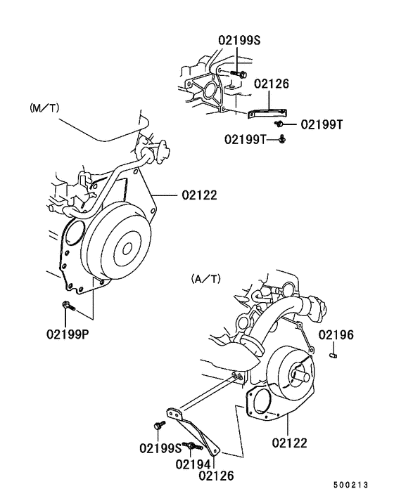 Cover,rear plate & oil pan
