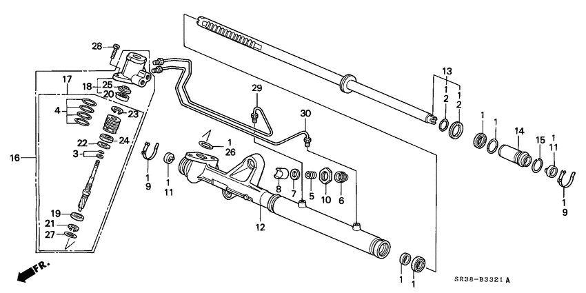 P.s. gear box components