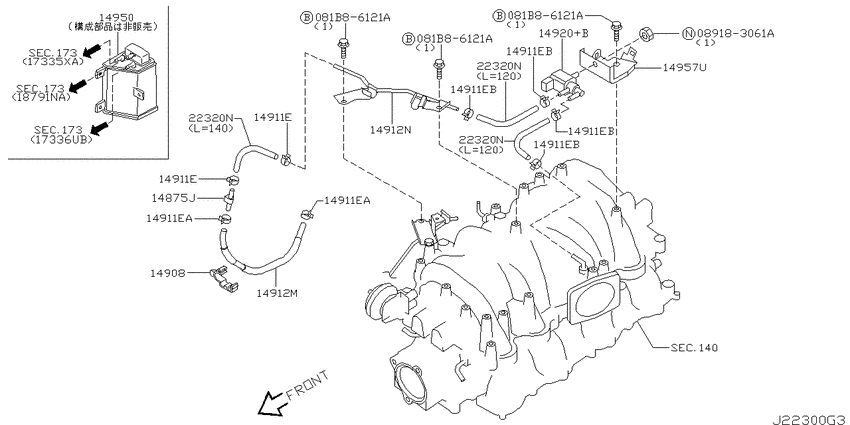 Vacuum piping