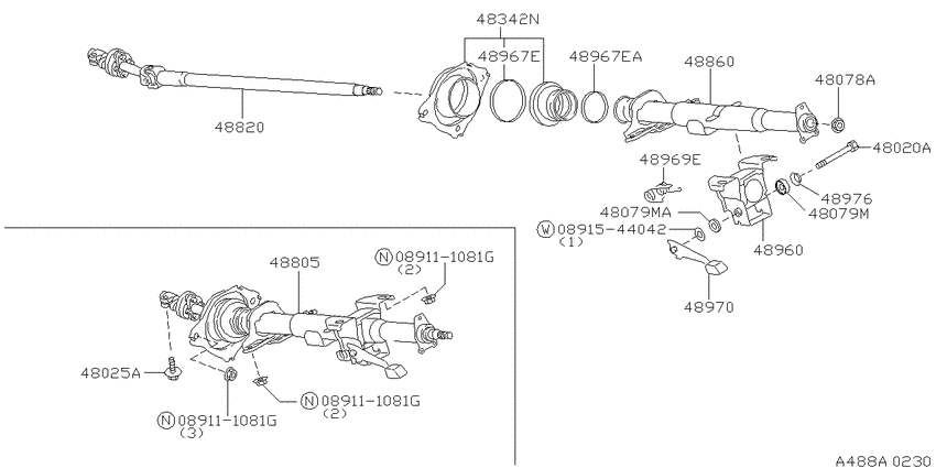 Steering column