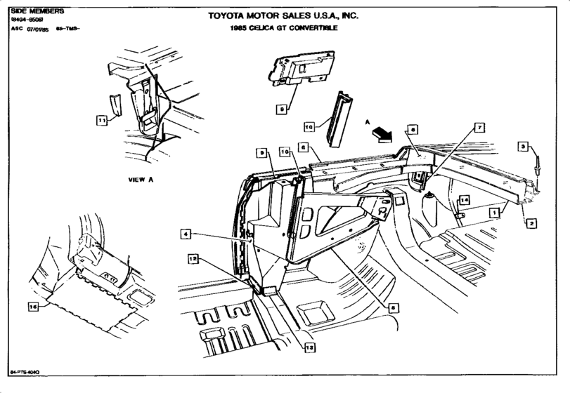 Celica Convertible Parts