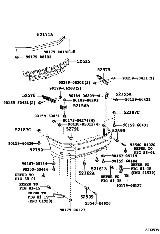 Rear Bumper & Bumper Stay