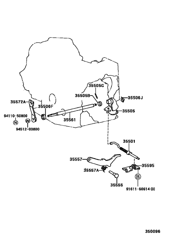 Throttle Link & Valve Lever (Atm)