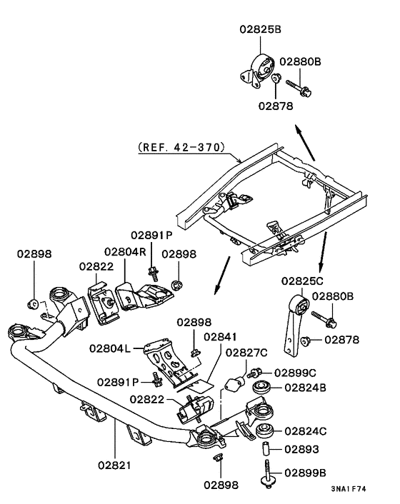 Engine mounting & support