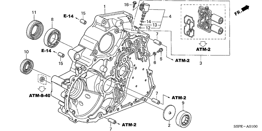 Torque converter case