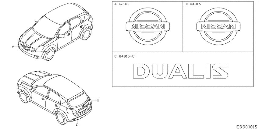 Emblem & name label