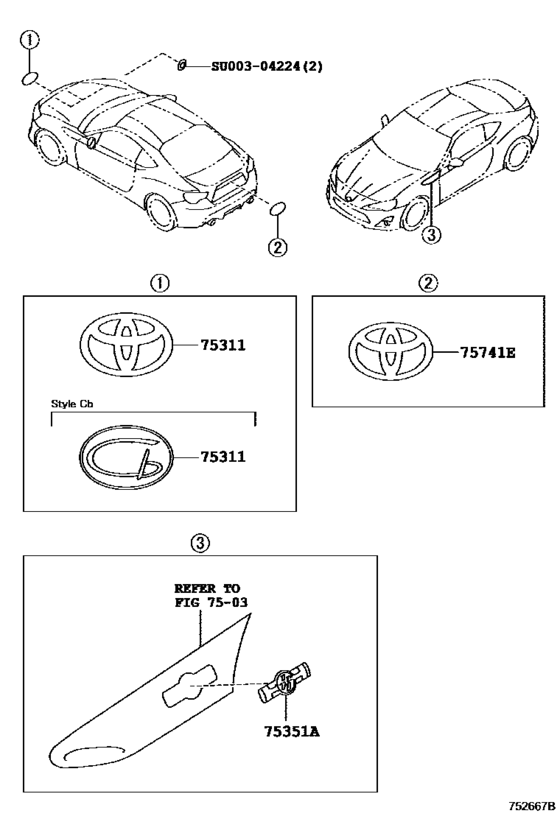 Emblem & Name Plate (Exterior & Interior)