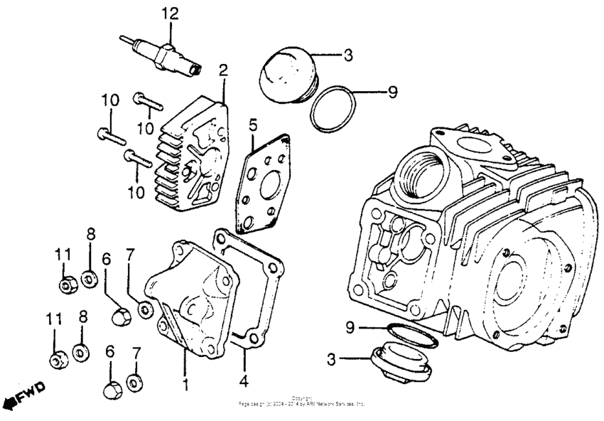 Cylinder head cover