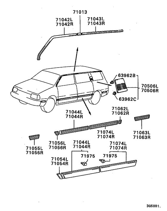 Side garnish & moulding