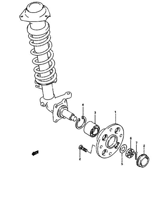 Front axle