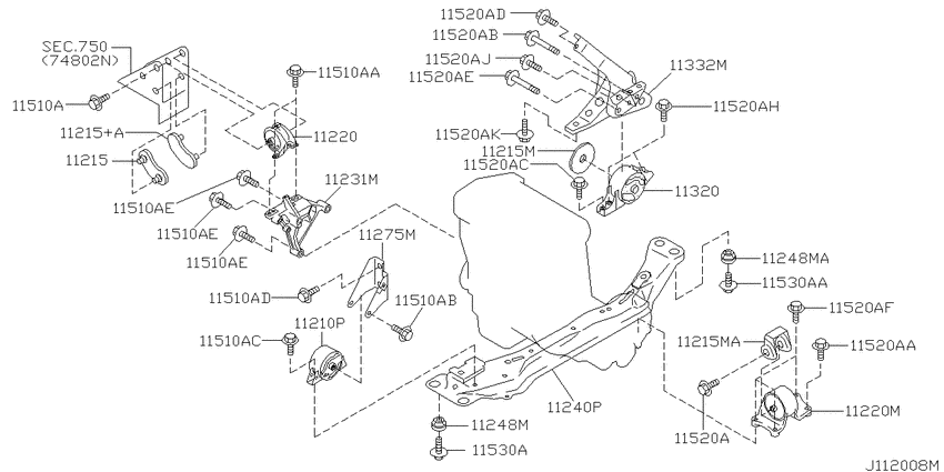 Engine & transmission   mounting