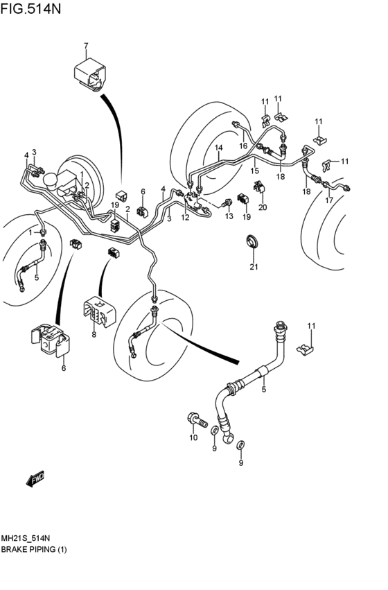 brakes piping