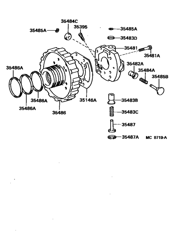 Rear Oil Pump & Governor (Atm)