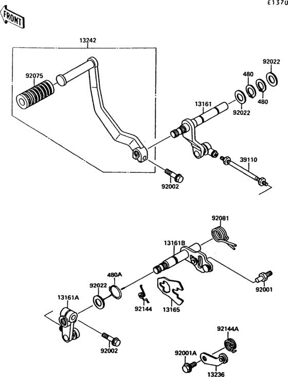 Gear change mechanism
