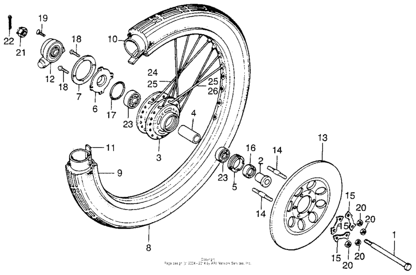 Front wheel