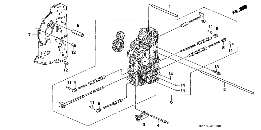 Main valve body