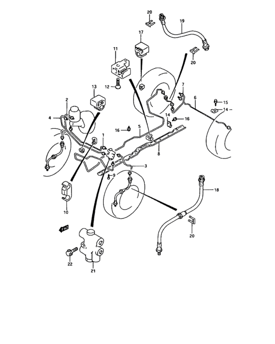 Brake piping