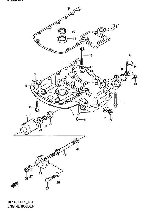 Engine holder
