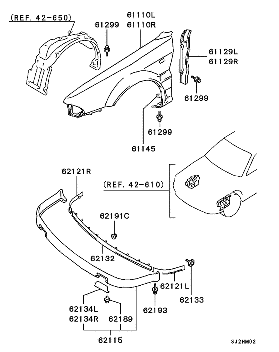 Fender & front end cover