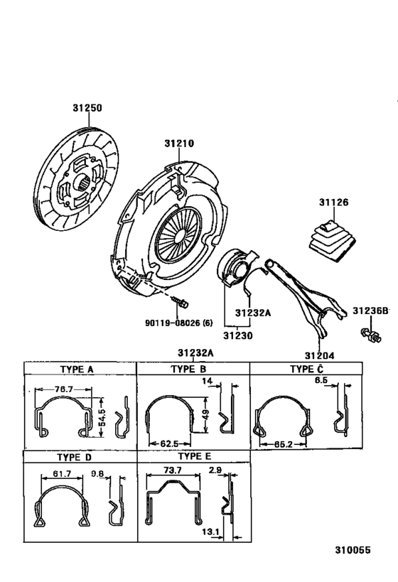 Clutch & Release Fork