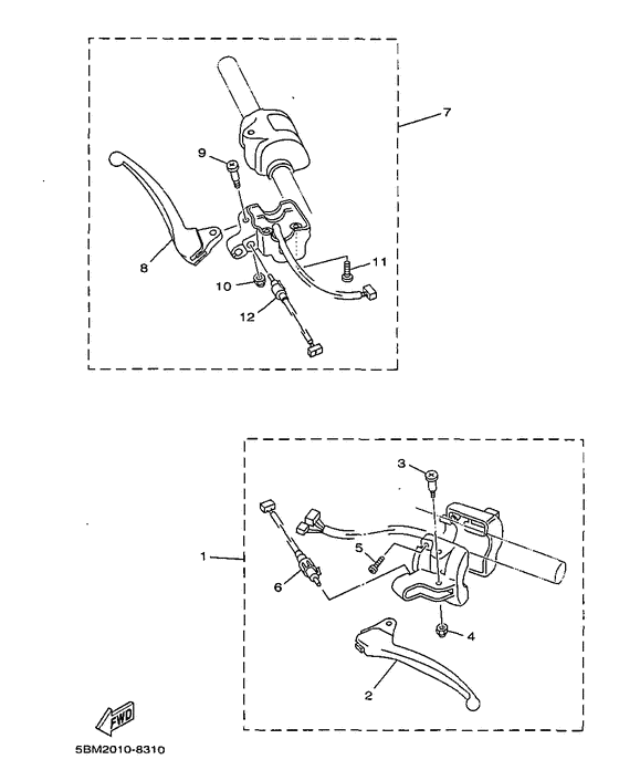 Handle switch & lever