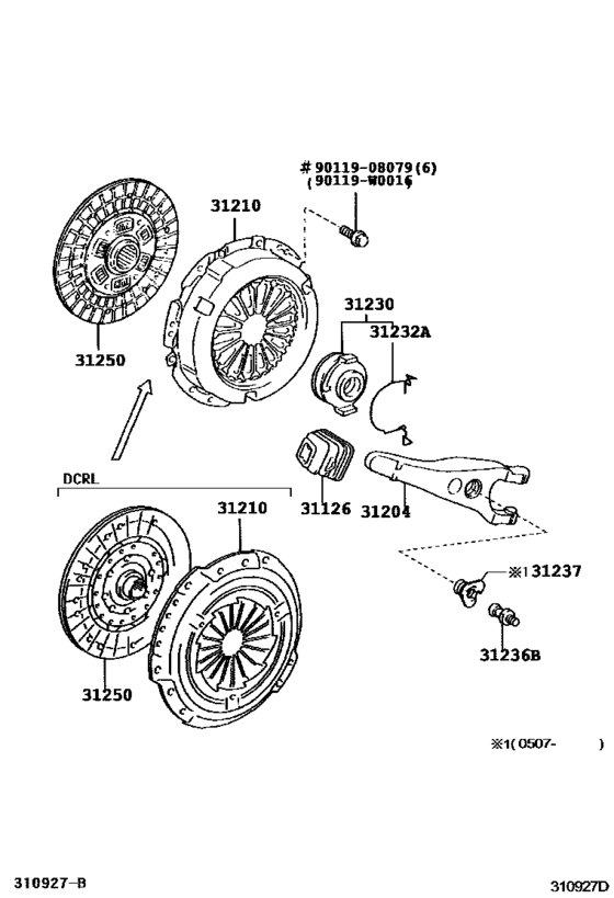 Clutch & Release Fork