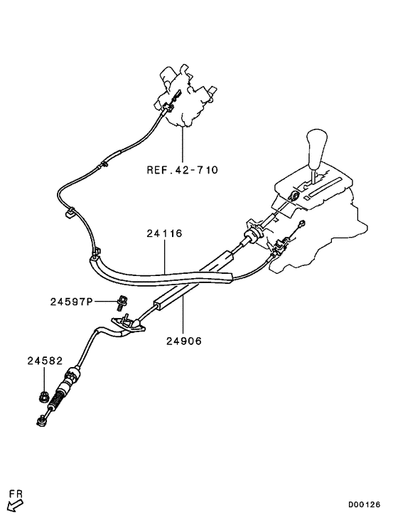 A/t floor shift linkage