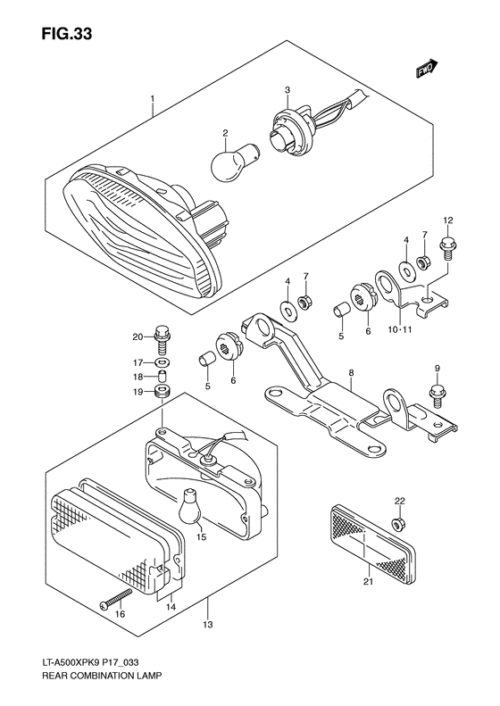 Rear combination lamp