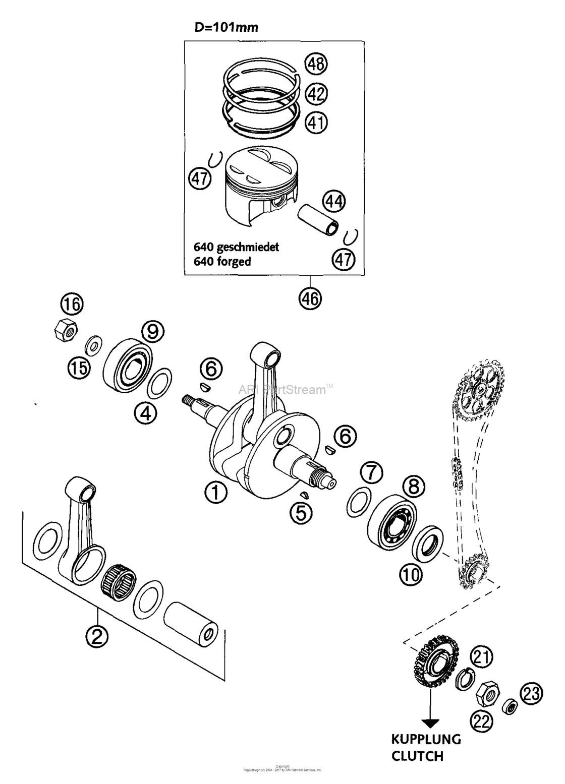 Crankshaft, Piston