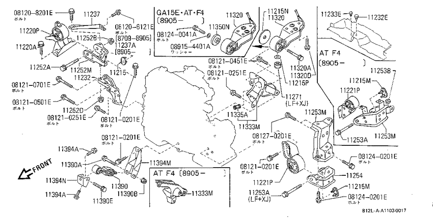 engine & transmission mounting