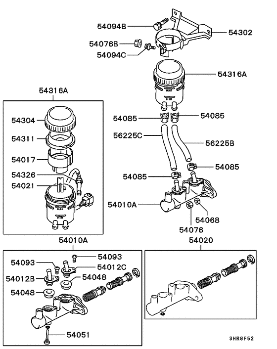 Brake master cylinder