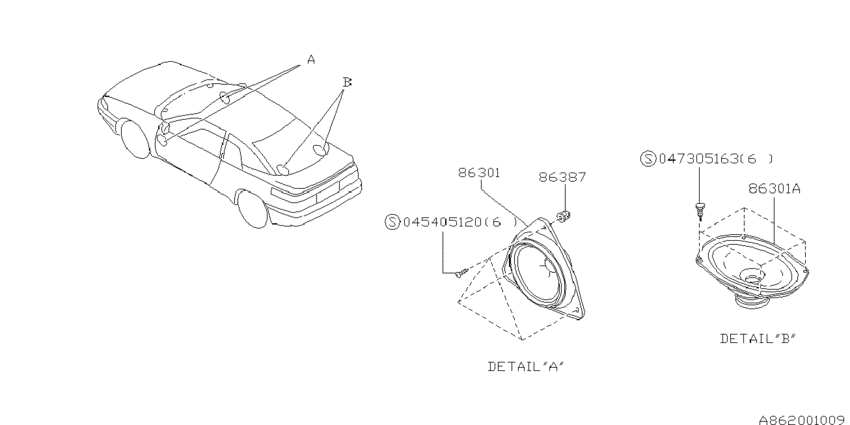 Audio parts (speaker)