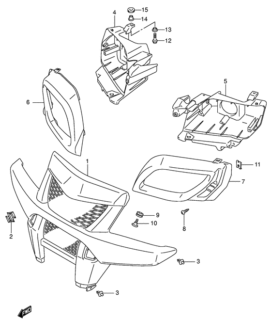 Front grille