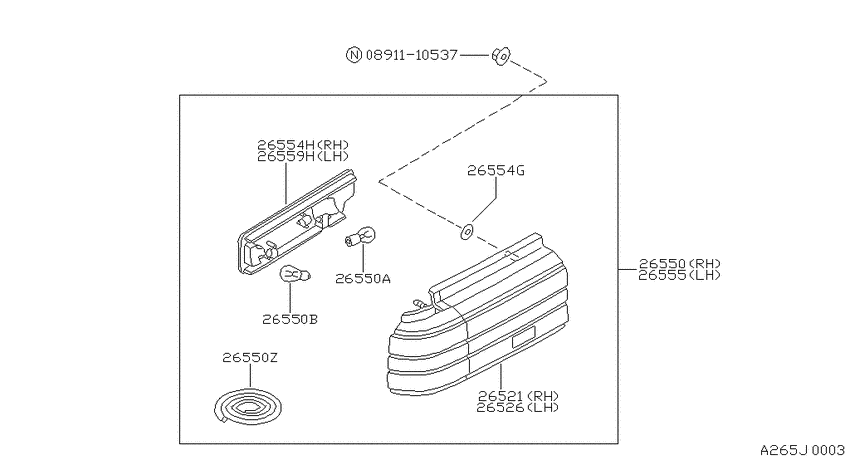 Rear combination lamp