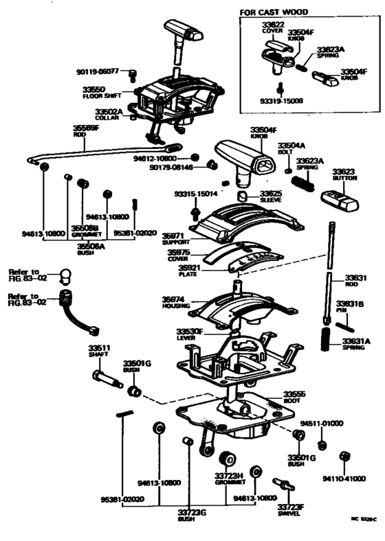Shift Lever & Retainer