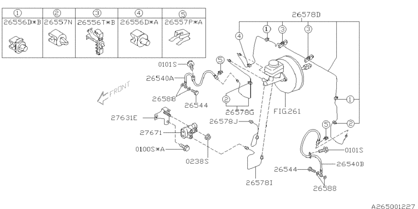 Brake piping
