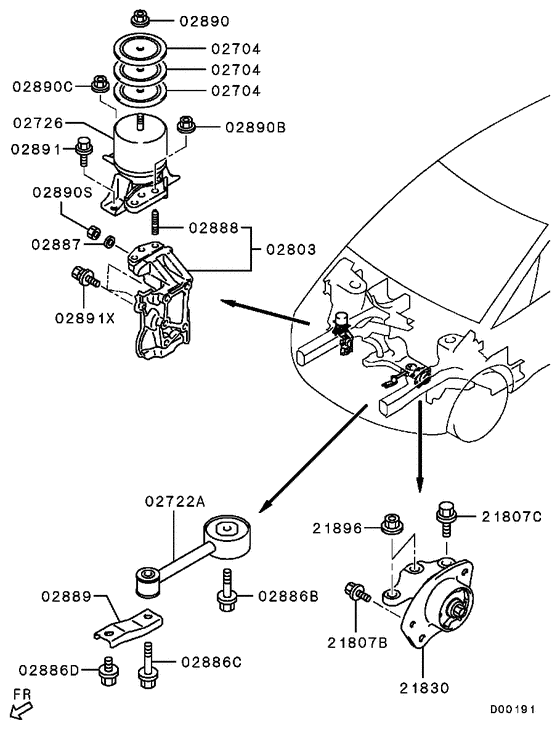 Engine mounting & support