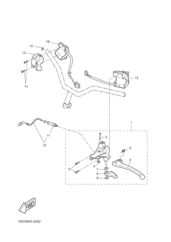 Handle switch & lever