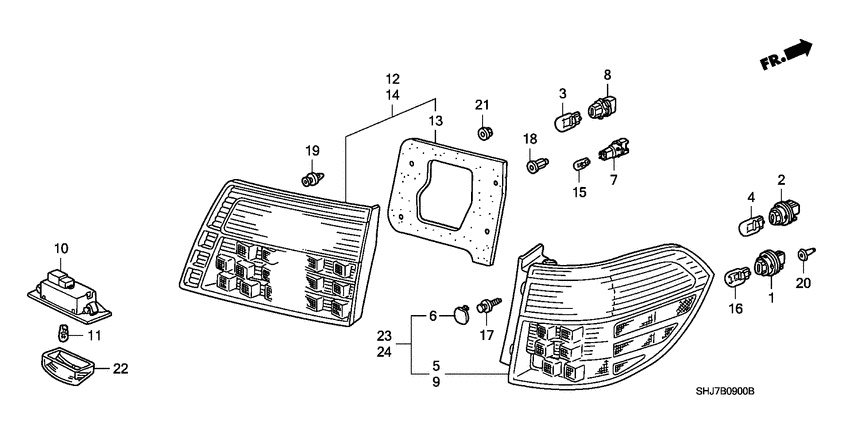 Taillight/license light