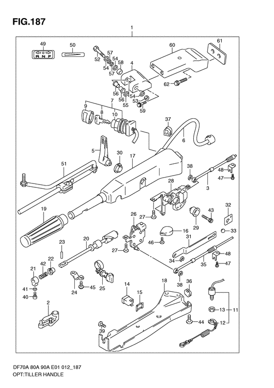 Tiller handle