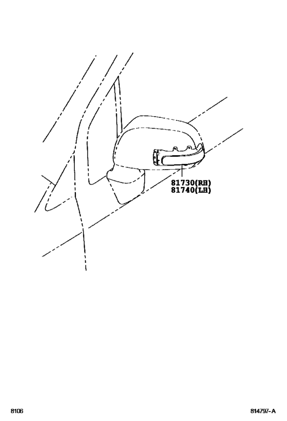 Side Turn Signal Lamp & Outer Mirror Lamp