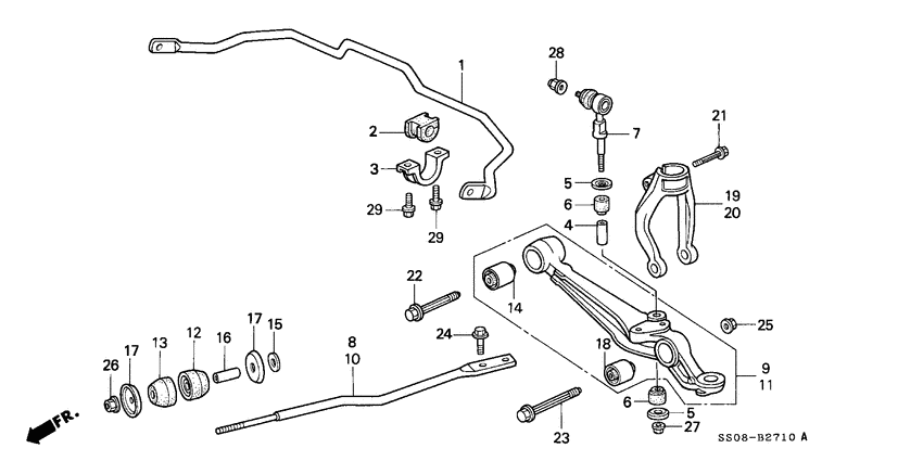 Front stabilizer/ front lower arm
