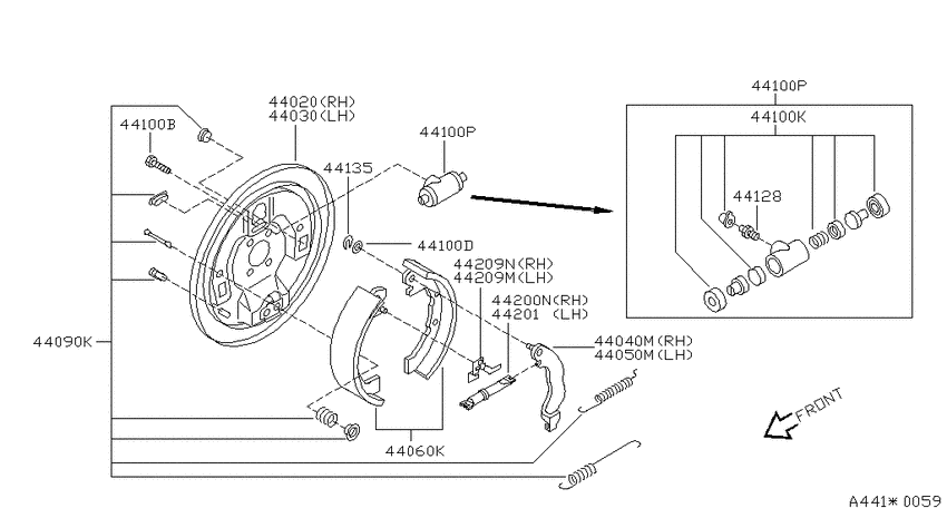 Rear brake