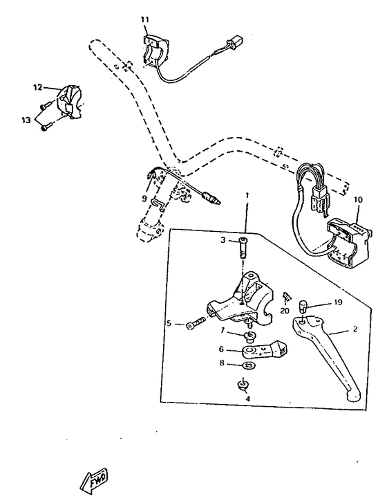 Handle switch & lever
