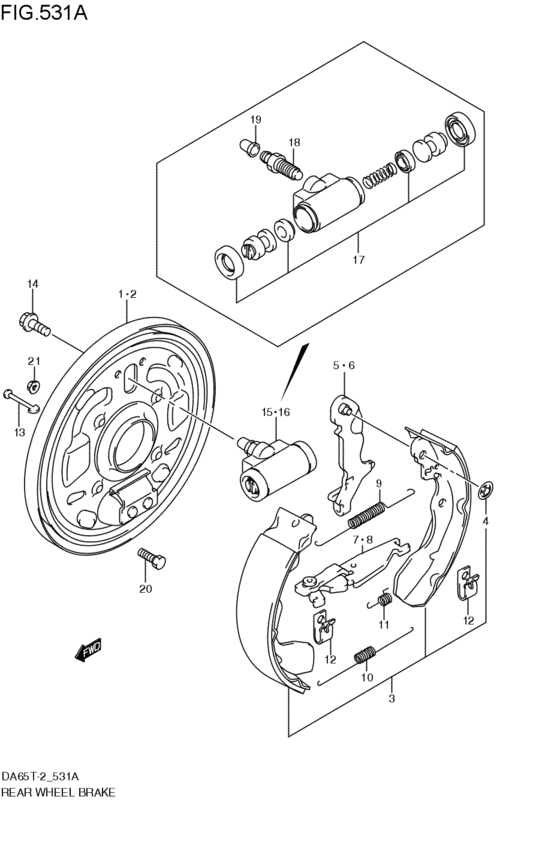 rear wheel brakes