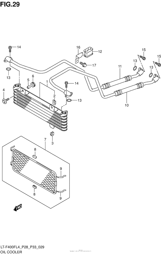 Oil Cooler (Lt-F400Fzl4 P33)