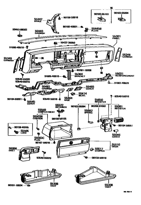Instrument Panel & Glove Compartment