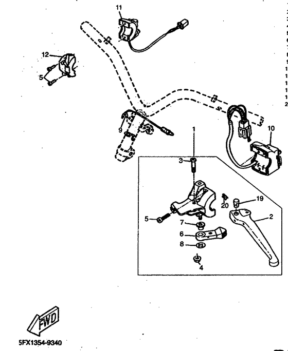 Handle switch & lever
