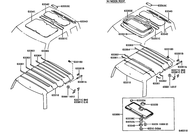 Roof Headlining & Silencer Pad