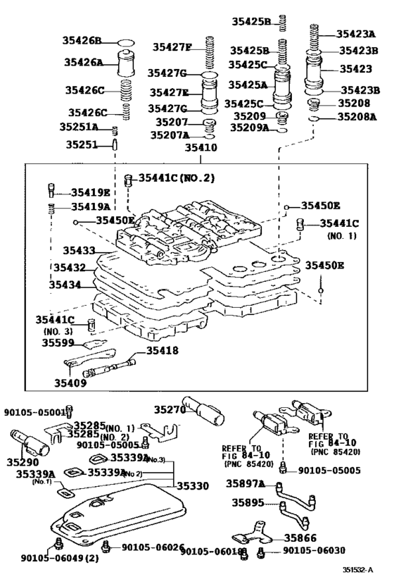 Valve Body & Oil Strainer (Atm)
